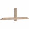 Ekena Millwork Eugene Smooth Timber Gable Bracket, Douglas Fir, 72"W x 21"H x 3 1/2"D x 3 1/2"F, 7/12 Pitch GBW072X21X0404EUG00SDF - alternate 5